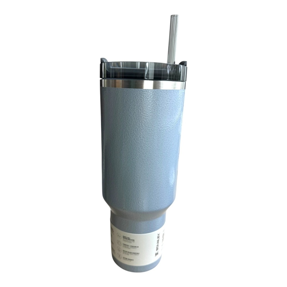 NEW Stanley 40oz Quencher H2.0 FlowState Tumbler Hammertone Silver Limited Color - Picture 3 of 5